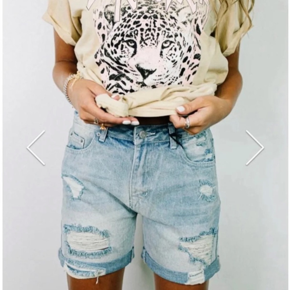 Boutique denim shorts